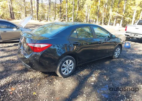 2016 Toyota Corolla Le из США, поврежденный, VIN 5YFBURHE2GP540208